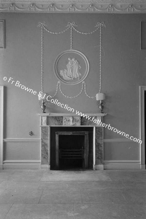 ITALIAN LEGATION  LUCAN HOUSE  ENTRANCE HALL FIREPLACE